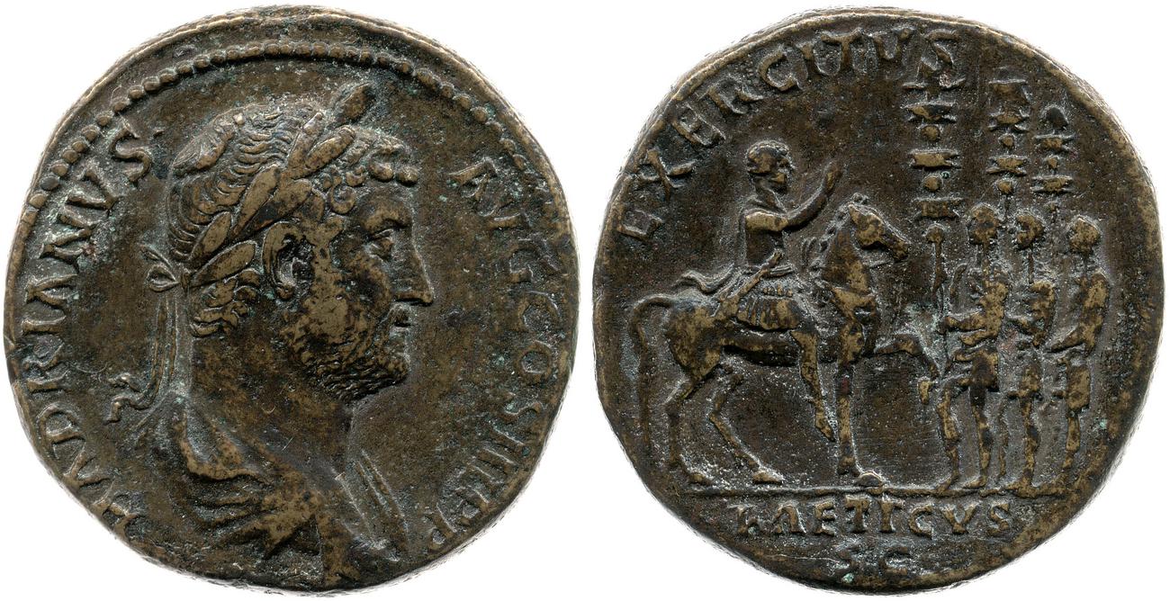 аверс RIC II, Part 3 (second edition) Hadrian 1952