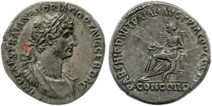 RIC II, Part 3 (second edition) Hadrian 15, реверс, bm