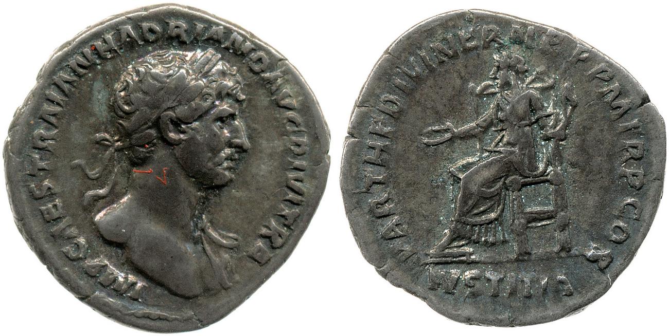 obverse RIC II, Part 3 (second edition) Hadrian 60