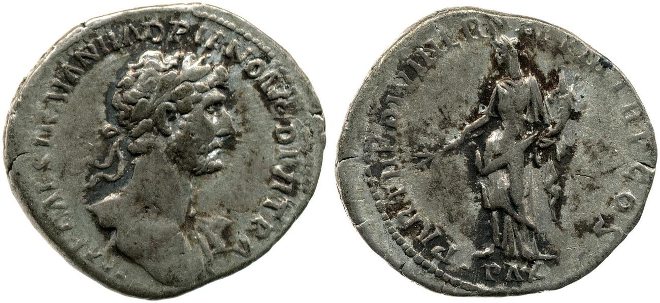 RIC II, Part 3 (second edition) Hadrian 64, аверс, bm