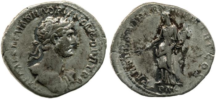 RIC II, Part 3 (second edition) Hadrian 64, реверс, bm