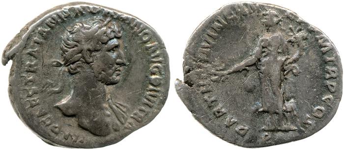 RIC II, Part 3 (second edition) Hadrian 64, реверс, bm