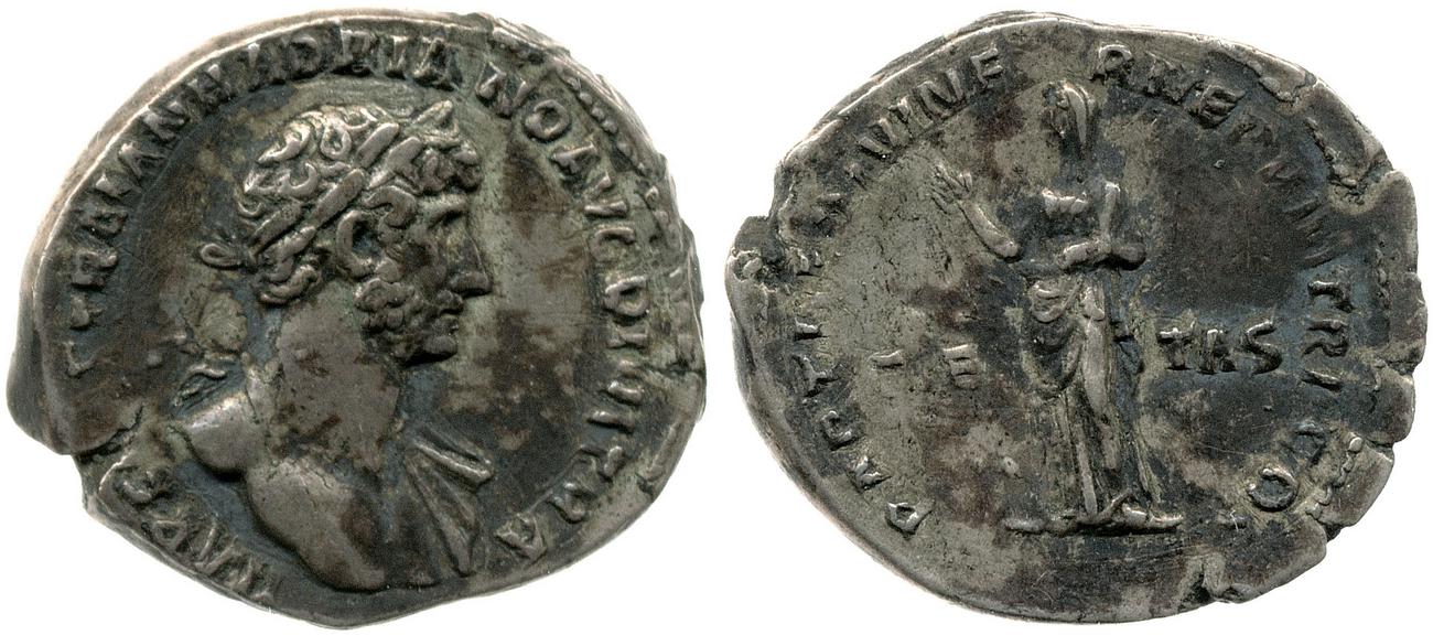 obverse RIC II, Part 3 (second edition) Hadrian 67