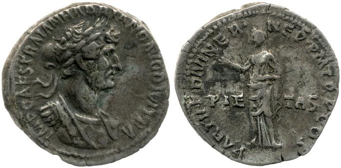 RIC II, Part 3 (second edition) Hadrian 68, реверс, Британский музей