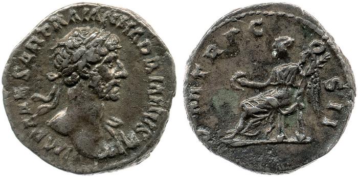 реверс RIC II, Part 3 (second edition) Hadrian 141