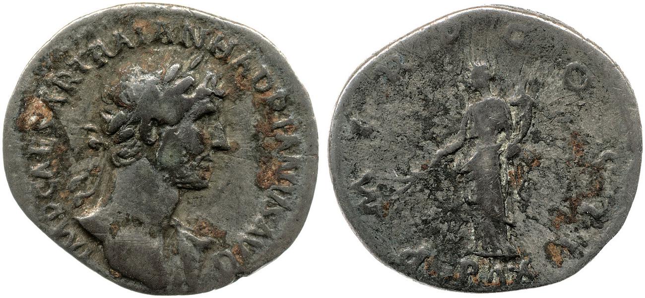 RIC II, Part 3 (second edition) Hadrian 124, аверс, bm