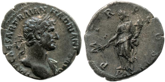 RIC II, Part 3 (second edition) Hadrian 124, реверс, bm