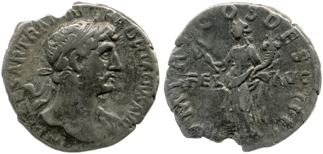 аверс RIC II, Part 3 (second edition) Hadrian 171