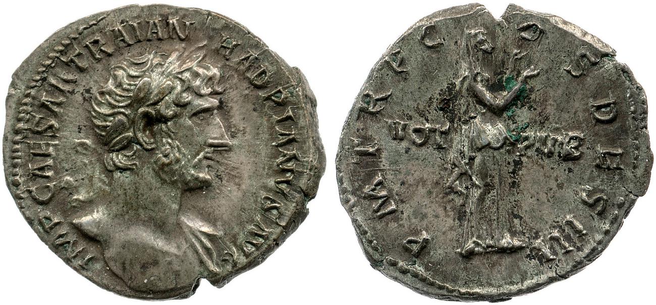 аверс RIC II, Part 3 (second edition) Hadrian 176