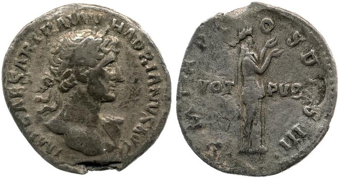 RIC II, Part 3 (second edition) Hadrian 176, реверс, bm