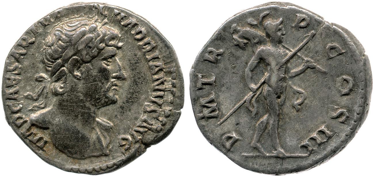 obverse RIC II, Part 3 (second edition) Hadrian 321