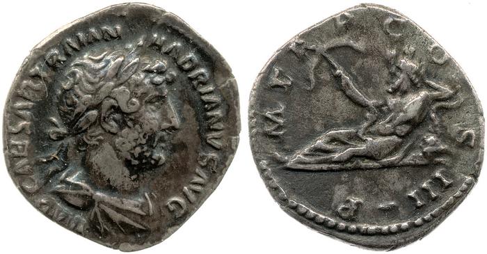 RIC II, Part 3 (second edition) Hadrian 523, реверс, bm