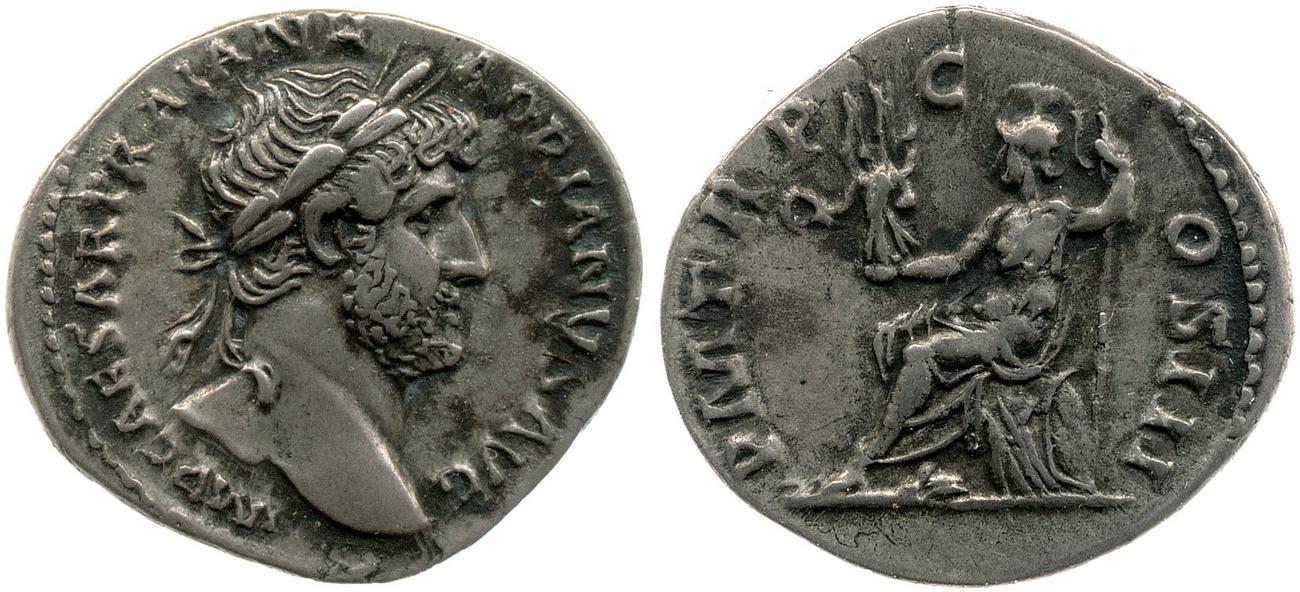 RIC II, Part 3 (second edition) Hadrian 541, аверс, bm