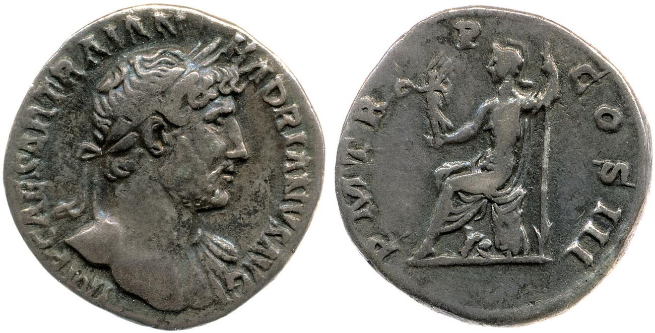 RIC II, Part 3 (second edition) Hadrian 542, аверс, bm