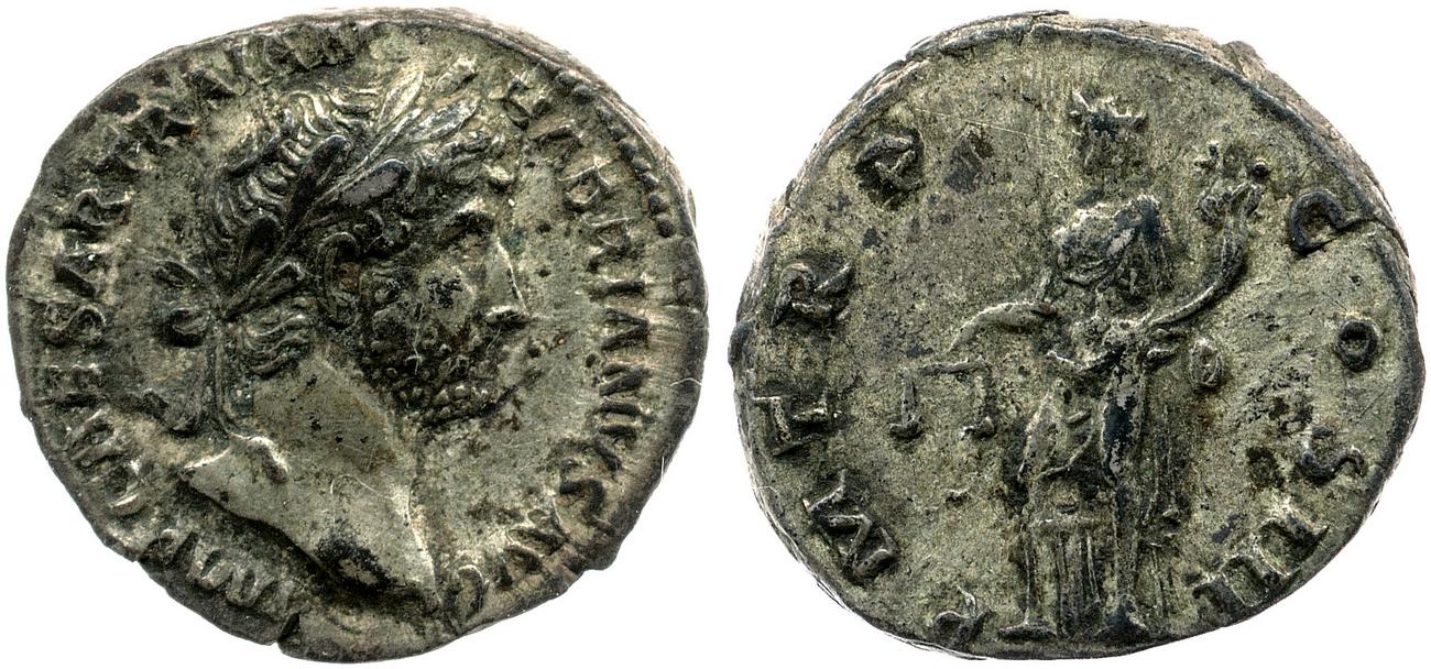 RIC II, Part 3 (second edition) Hadrian 385, аверс, bm