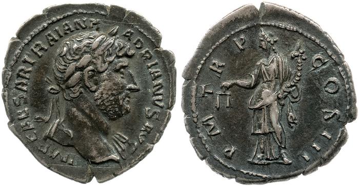 RIC II, Part 3 (second edition) Hadrian 385, реверс, bm