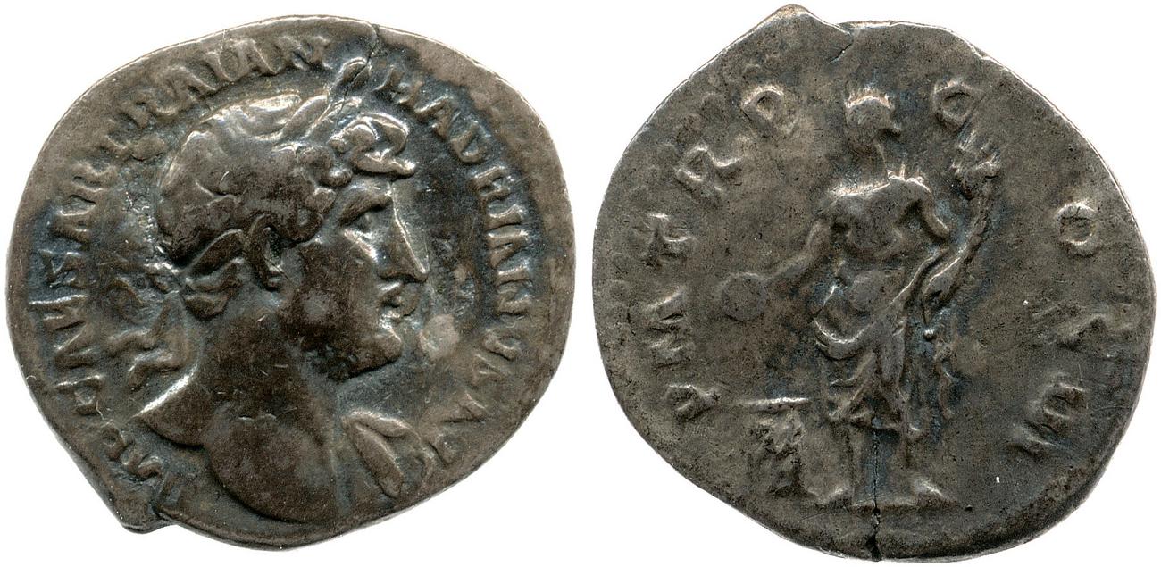 obverse RIC II, Part 3 (second edition) Hadrian 533