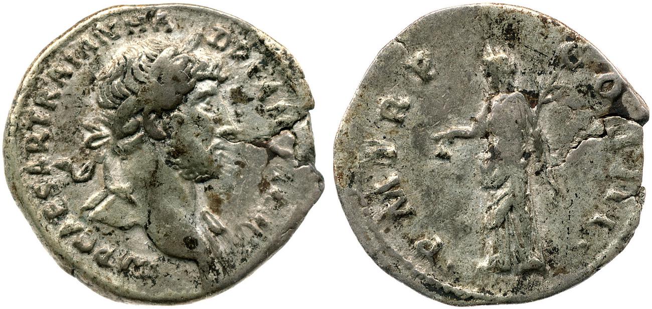 obverse RIC II, Part 3 (second edition) Hadrian 325