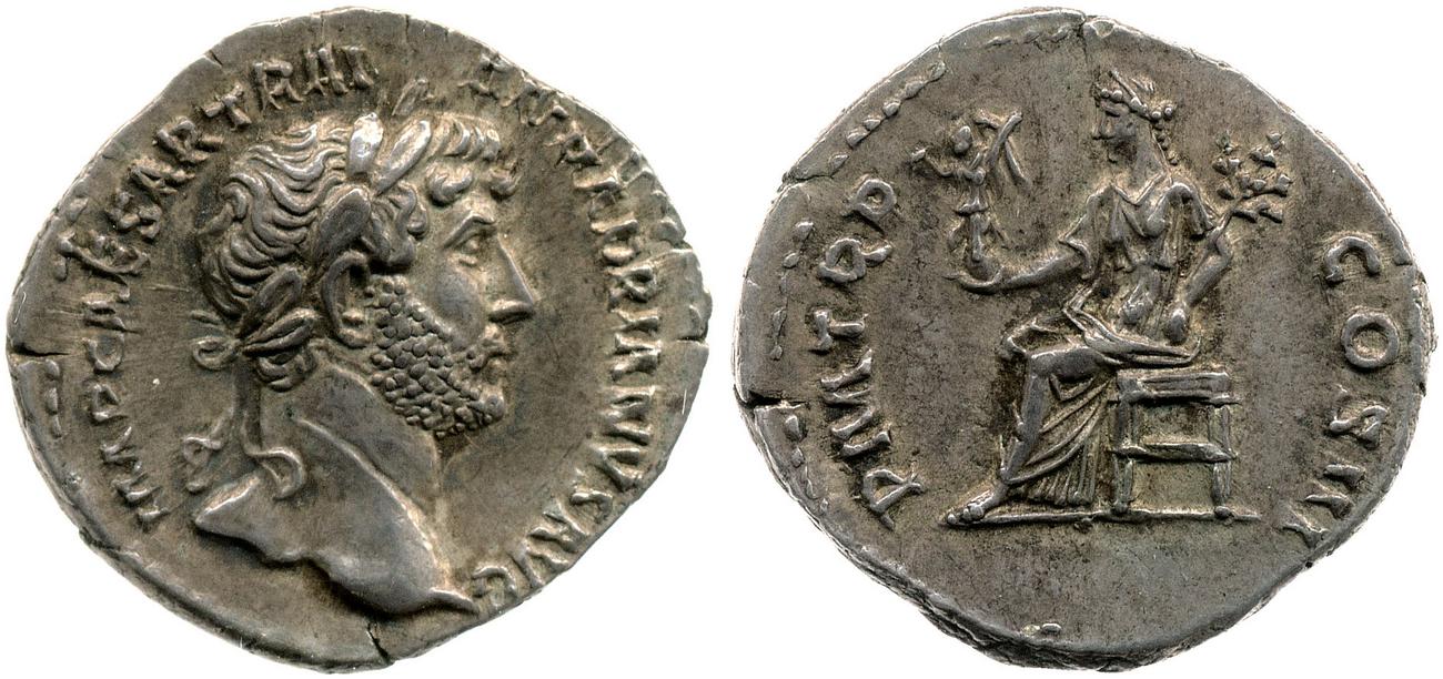 аверс RIC II, Part 3 (second edition) Hadrian 591