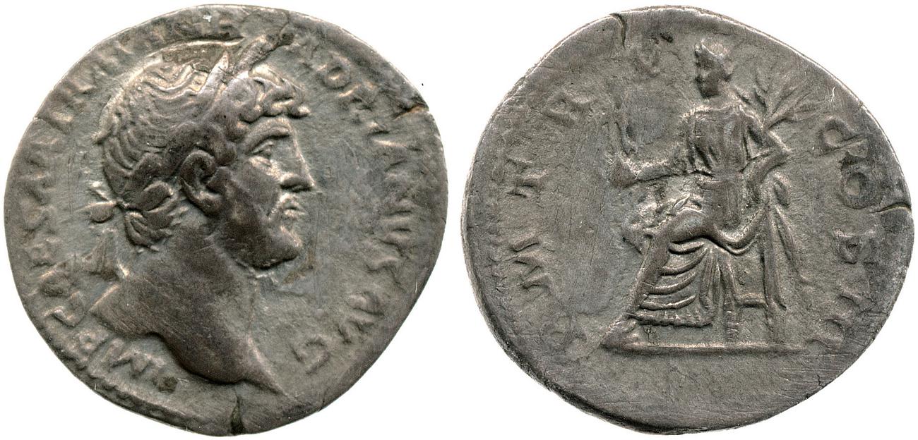 RIC II, Part 3 (second edition) Hadrian 591, аверс, bm