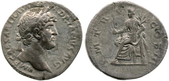 RIC II, Part 3 (second edition) Hadrian 591, реверс, bm