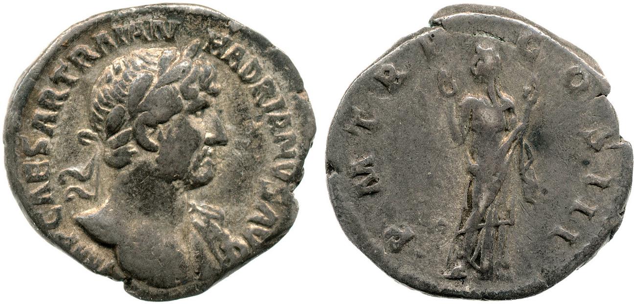 RIC II, Part 3 (second edition) Hadrian 229, аверс, bm