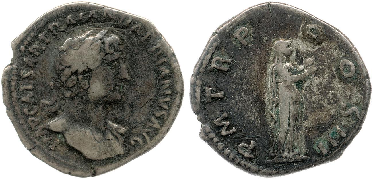 аверс RIC II, Part 3 (second edition) Hadrian 228