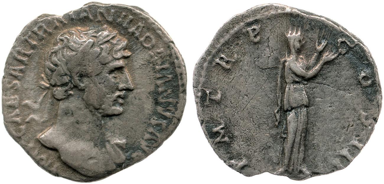 RIC II, Part 3 (second edition) Hadrian 228, аверс, bm