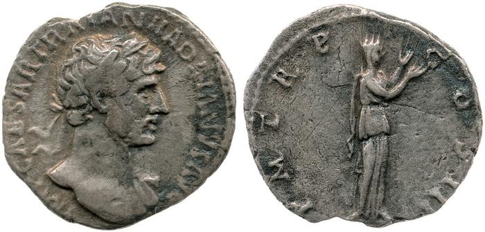 RIC II, Part 3 (second edition) Hadrian 228, реверс, bm