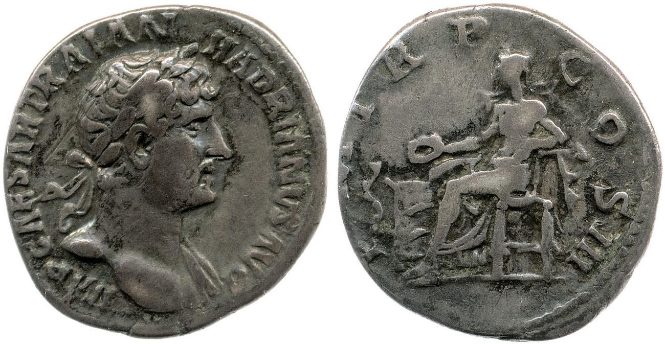 RIC II, Part 3 (second edition) Hadrian 231, аверс, bm