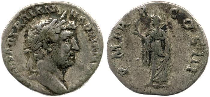 реверс RIC II, Part 3 (second edition) Hadrian 601