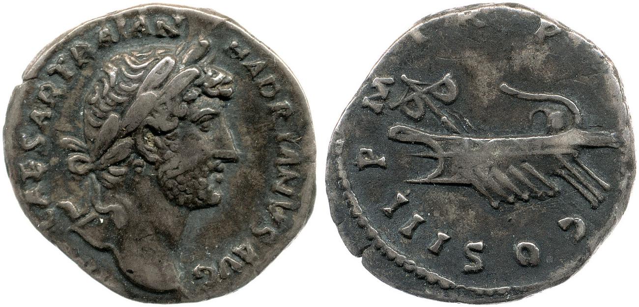 RIC II, Part 3 (second edition) Hadrian 525, аверс, bm