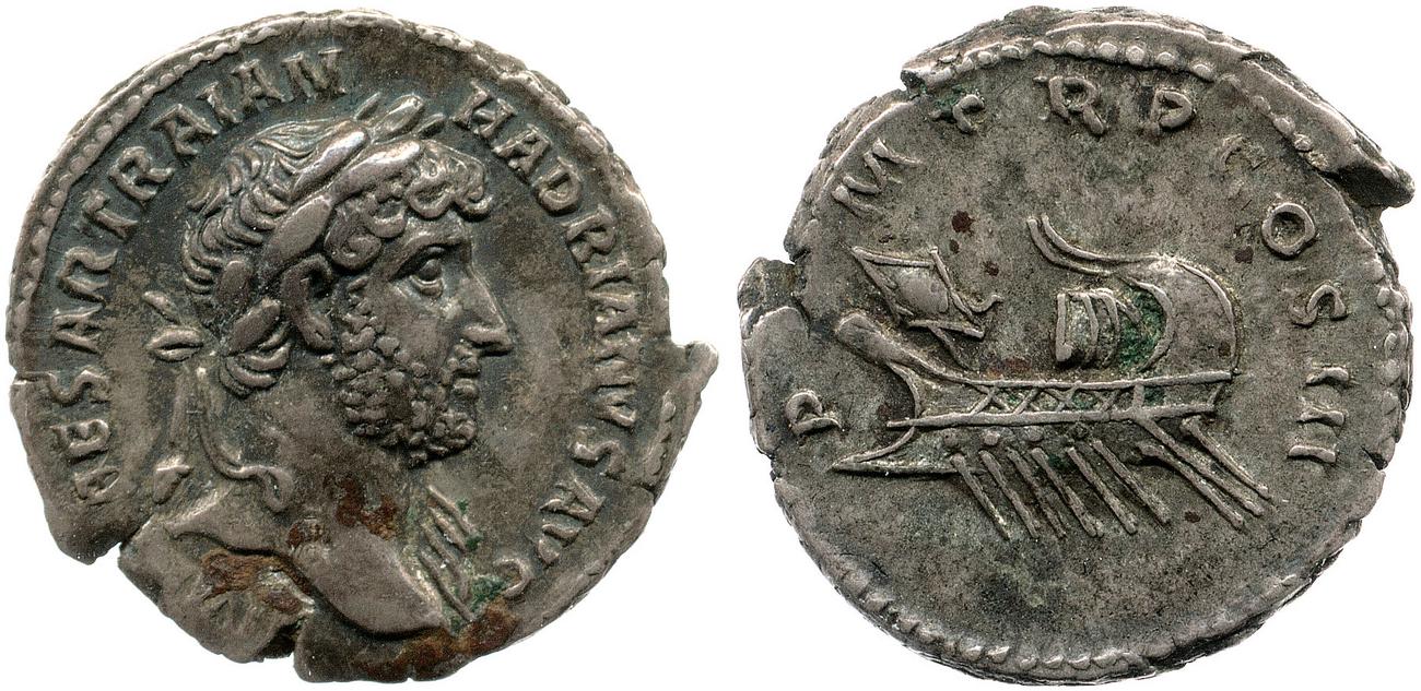 RIC II, Part 3 (second edition) Hadrian 525, аверс, bm