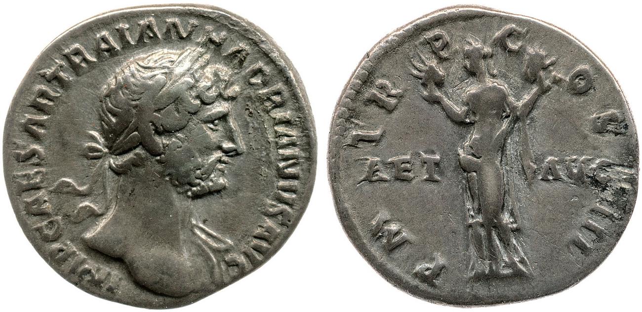 obverse RIC II, Part 3 (second edition) Hadrian 190
