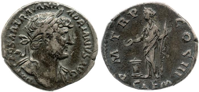 реверс RIC II, Part 3 (second edition) Hadrian 498