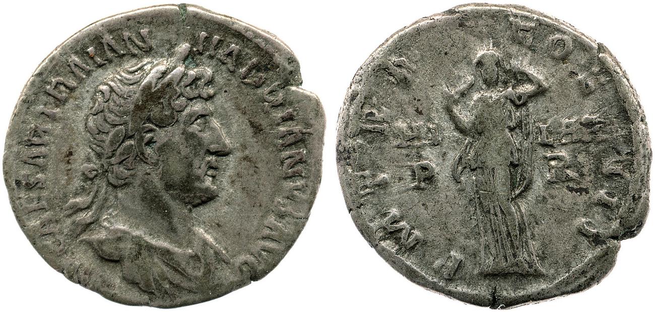 obverse RIC II, Part 3 (second edition) Hadrian 305