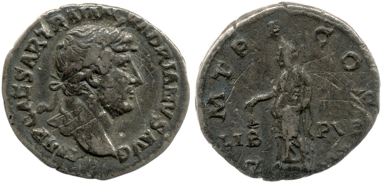 аверс RIC II, Part 3 (second edition) Hadrian 371