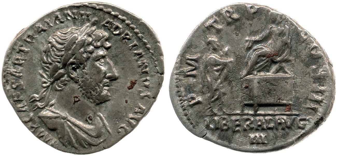 obverse RIC II, Part 3 (second edition) Hadrian 310