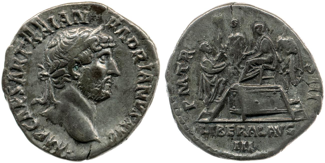 аверс RIC II, Part 3 (second edition) Hadrian 312