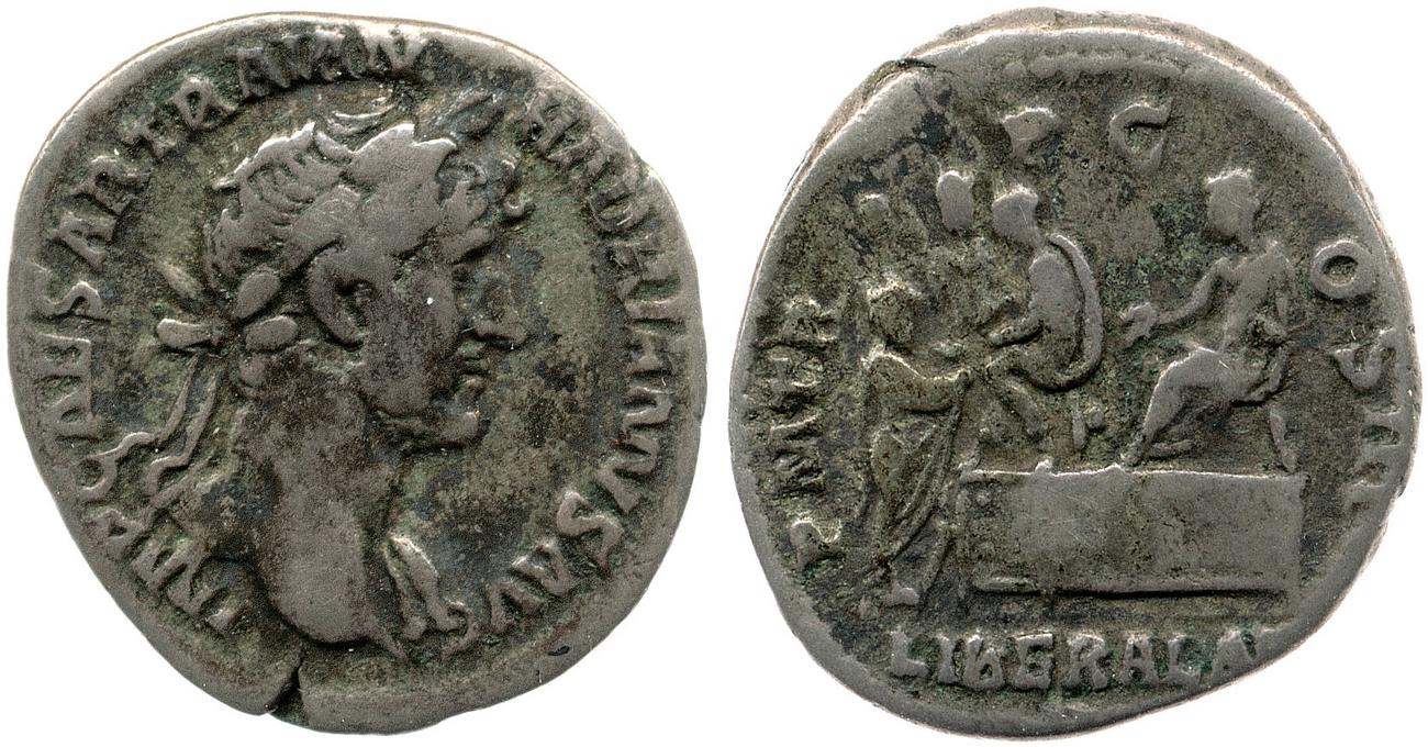 obverse RIC II, Part 3 (second edition) Hadrian 316