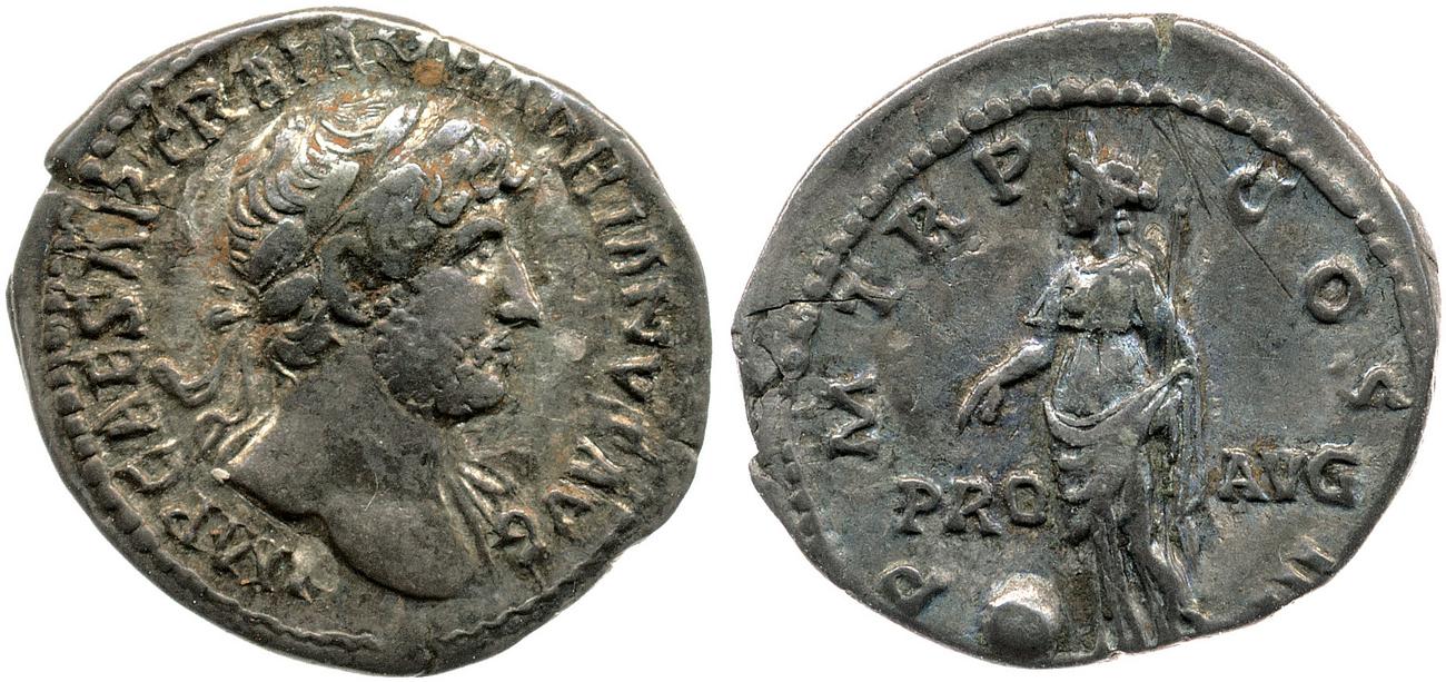 obverse RIC II, Part 3 (second edition) Hadrian 558