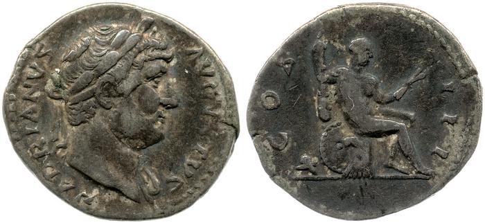 RIC II, Part 3 (second edition) Hadrian 731, реверс, bm