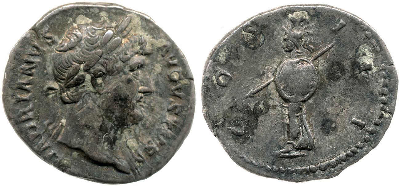 RIC II, Part 3 (second edition) Hadrian 787, аверс, bm