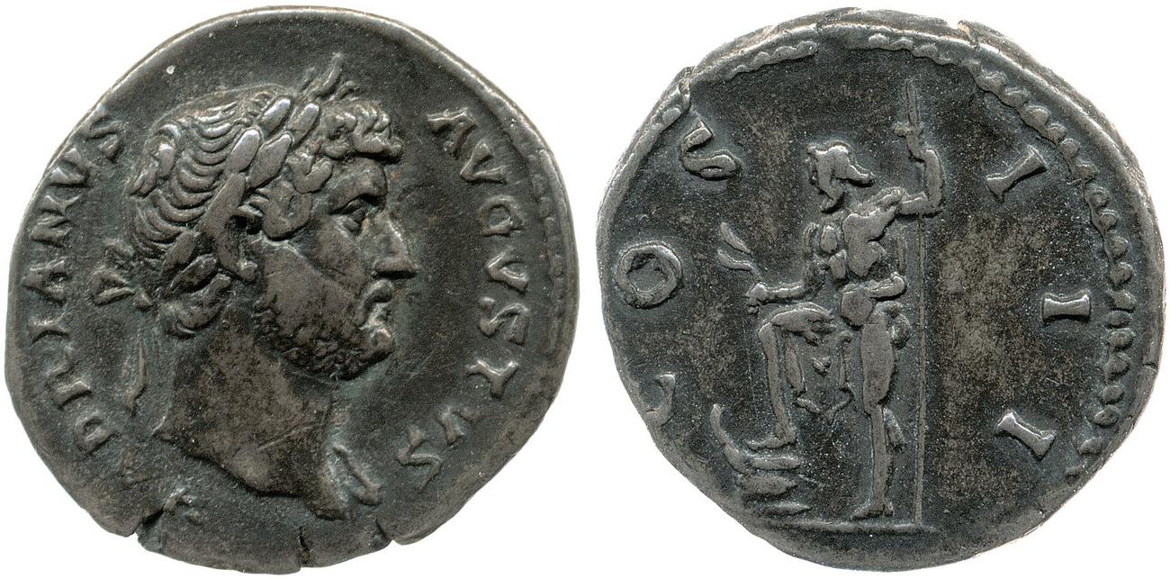 аверс RIC II, Part 3 (second edition) Hadrian 788
