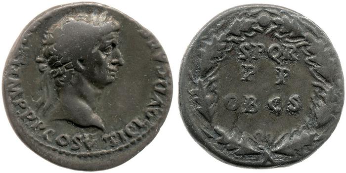 реверс RIC I (second edition) Claudius 64