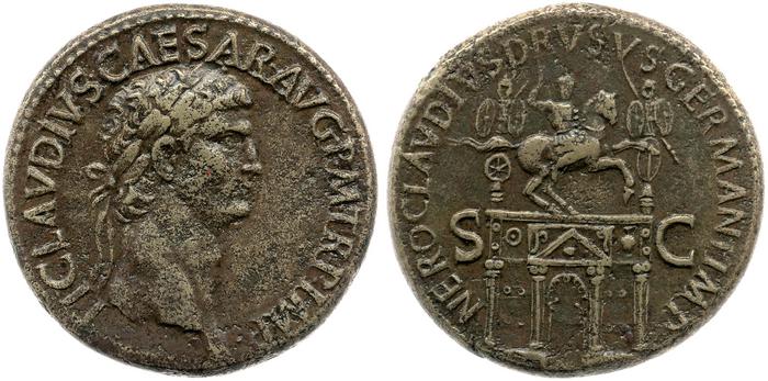RIC I (second edition) Claudius 98, реверс, bm