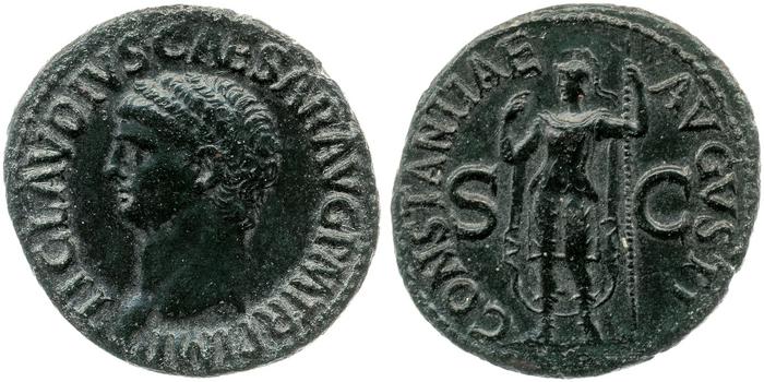 реверс RIC I (second edition) Claudius 95