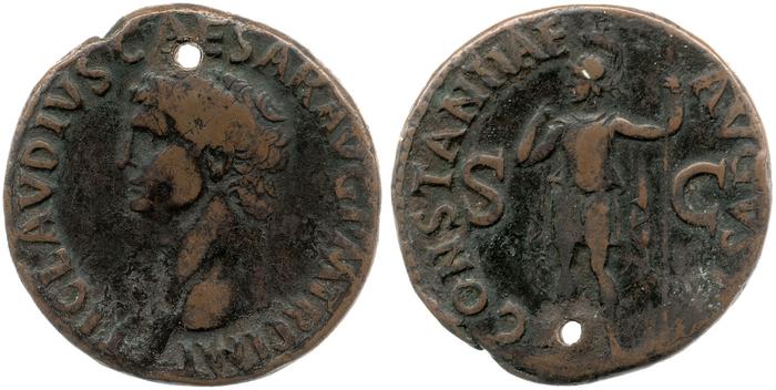 RIC I (second edition) Claudius 95, реверс, bm