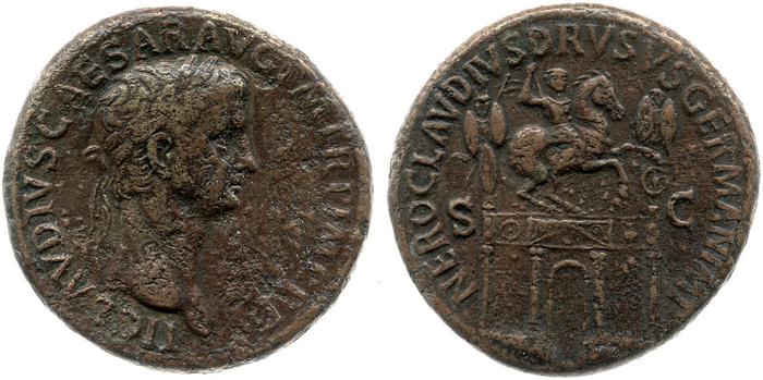 RIC I (second edition) Claudius 114, реверс, bm