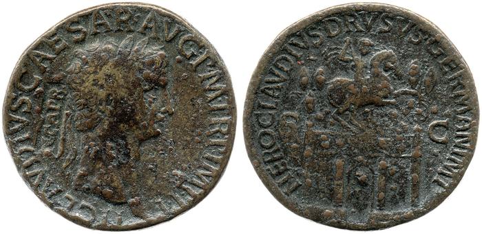 RIC I (second edition) Claudius 114, реверс, bm
